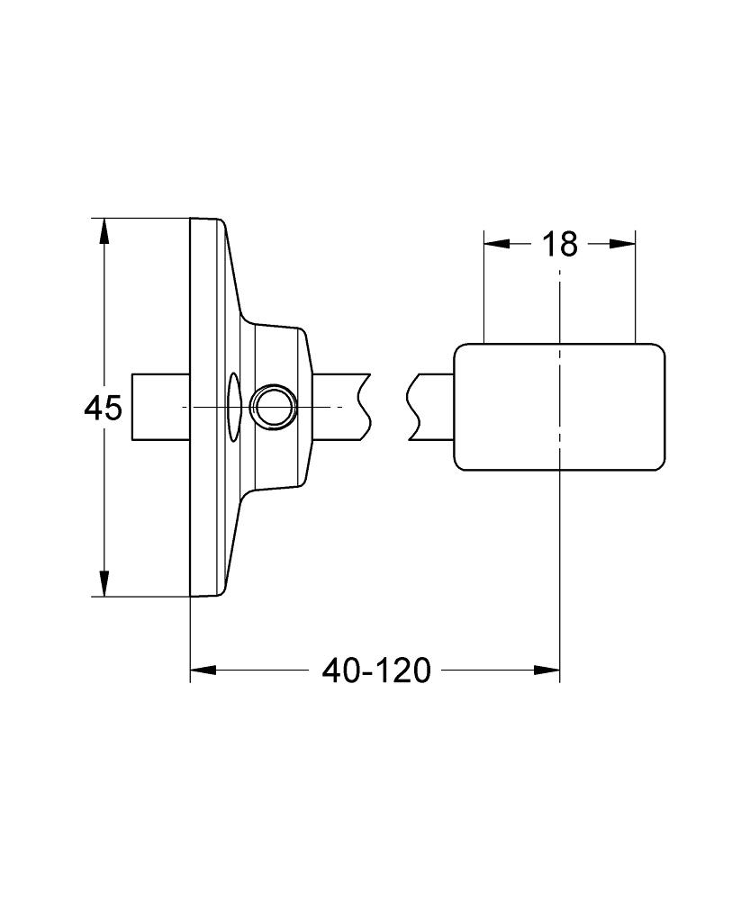 Grohe 28708 Riser Pipe Wall Clip