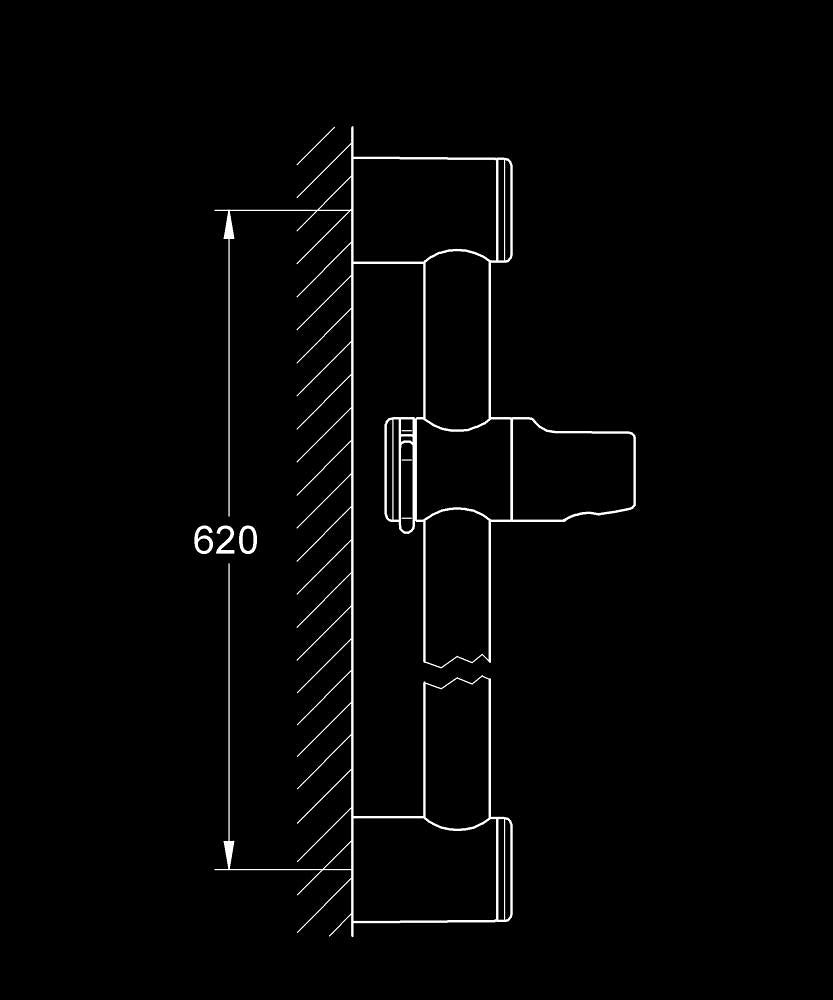 Grohe 28620L Relexa Shower Rail 600