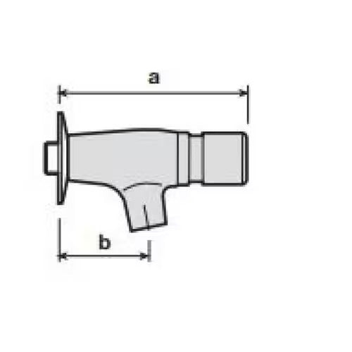 River R701 Magic Time Flow wall mounted stop cock
