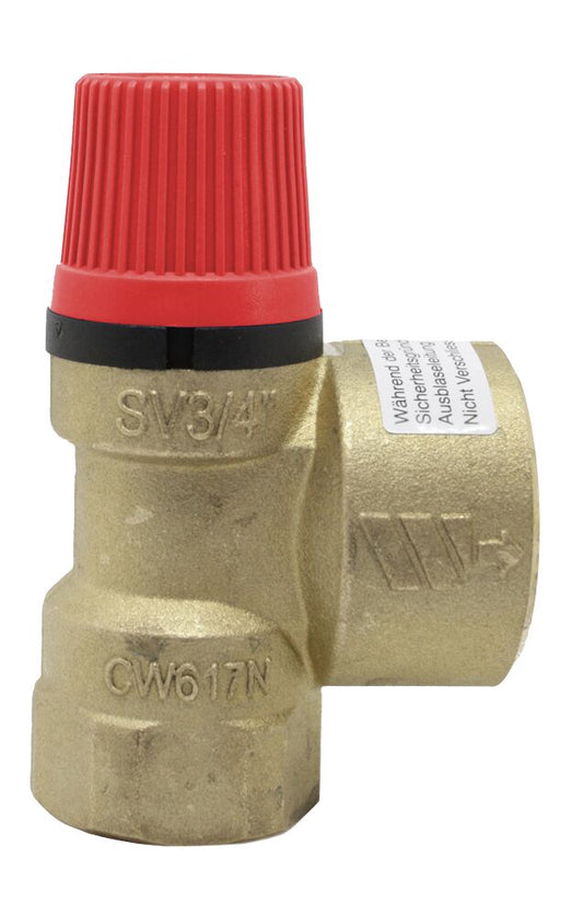 Watts 0217625 3/4" x 1" Safety Relief Valve without gauge 2.5 bar