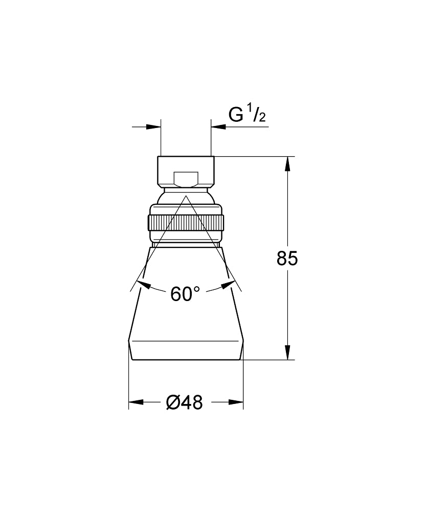 Grohe 28211 Relexa Standard Headshower