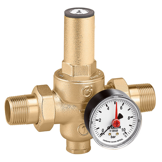 Caleffi 536051 3/4" Pressure reducing valve c/w 0 - 10 bar gauge