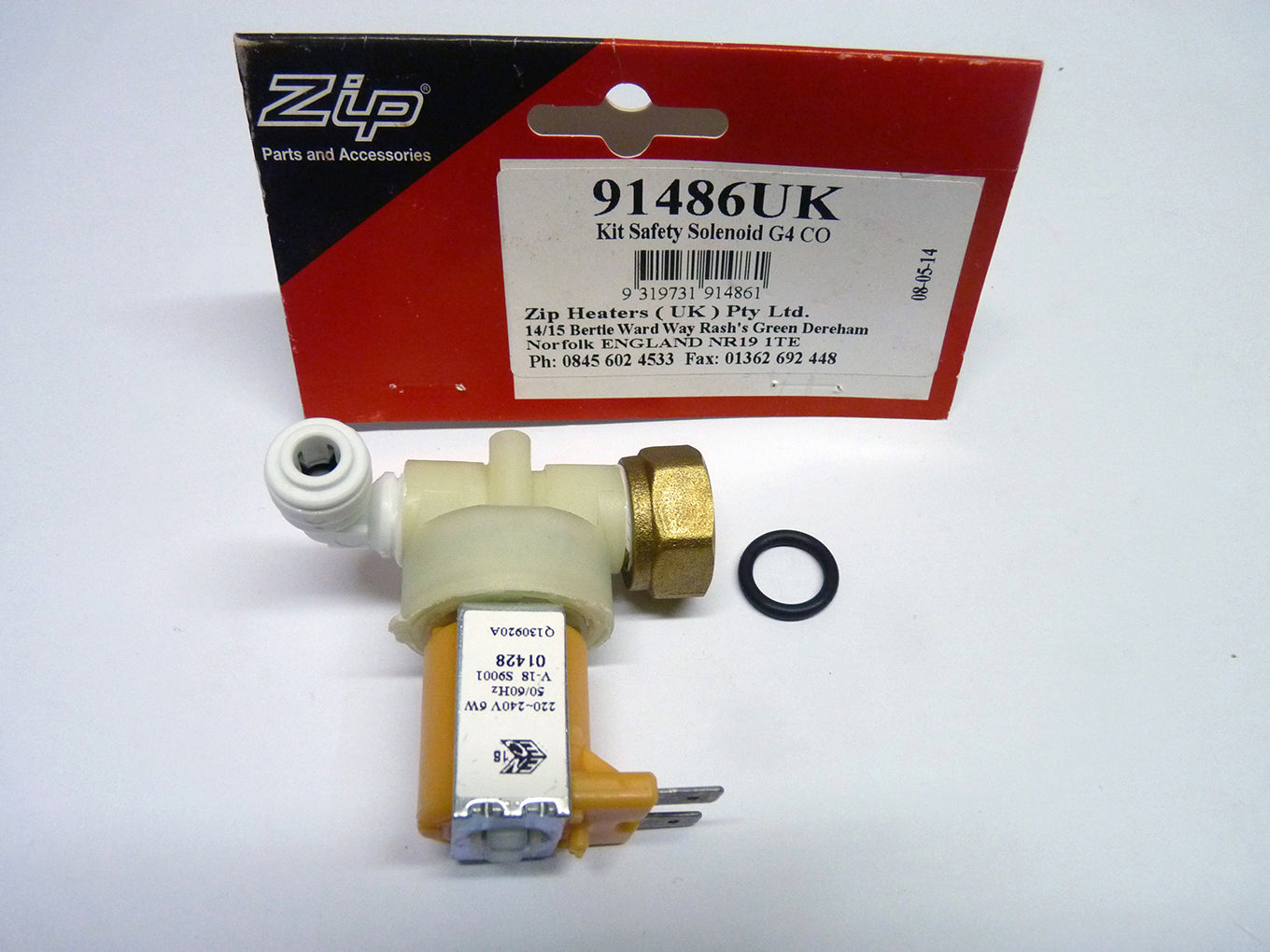Zip SP91486 Safety solenoid for HydroTap