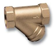 1 1/4" f x f Brass water Y Strainer WRAS approved