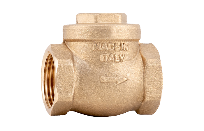 3/4" Brass Horizontal Swing/Flap Check valve
