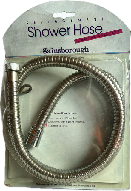 Gainsborough 1.25m shower mixer hose