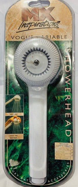 MX QAG Vogue Variable White shower handset
