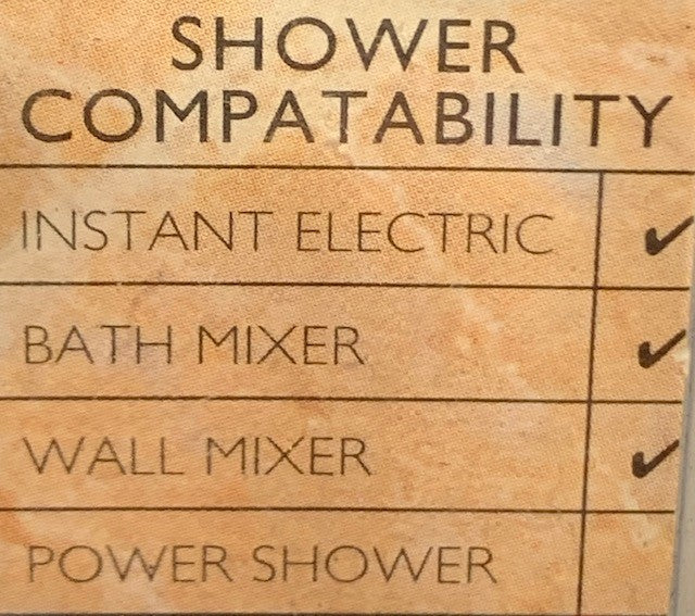MX QAH Vogue Variable Handshower Chrome