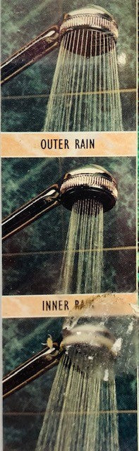 MX QAJ Vogue Multispray, Chrome colour, electric shower handset