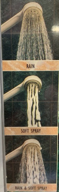 MX QAL Vogue Multispray White shower handset